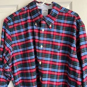 Brooks Brothers men’s Regent Fit long sleeve shirt, Large